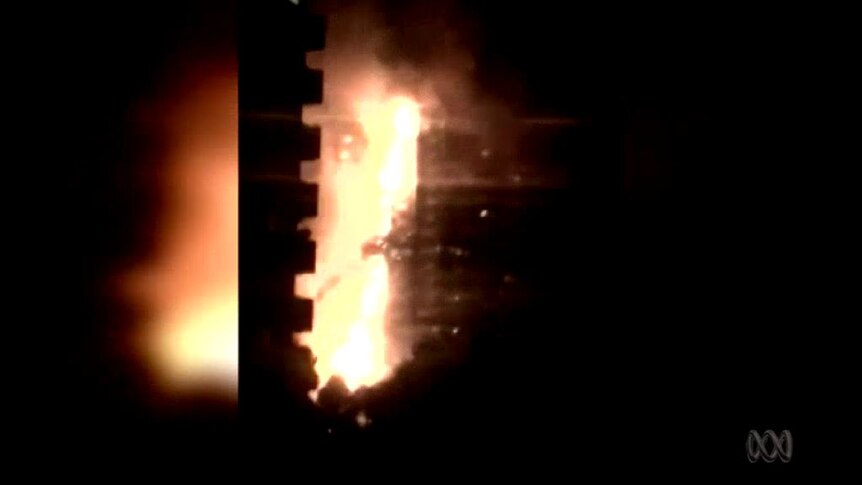 Footage reveals moment firefighters saw the Grenfell blaze