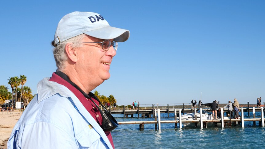 Shark Bay Dolphin Research Alliance principal investigator Richard Connor at Monkey Mia