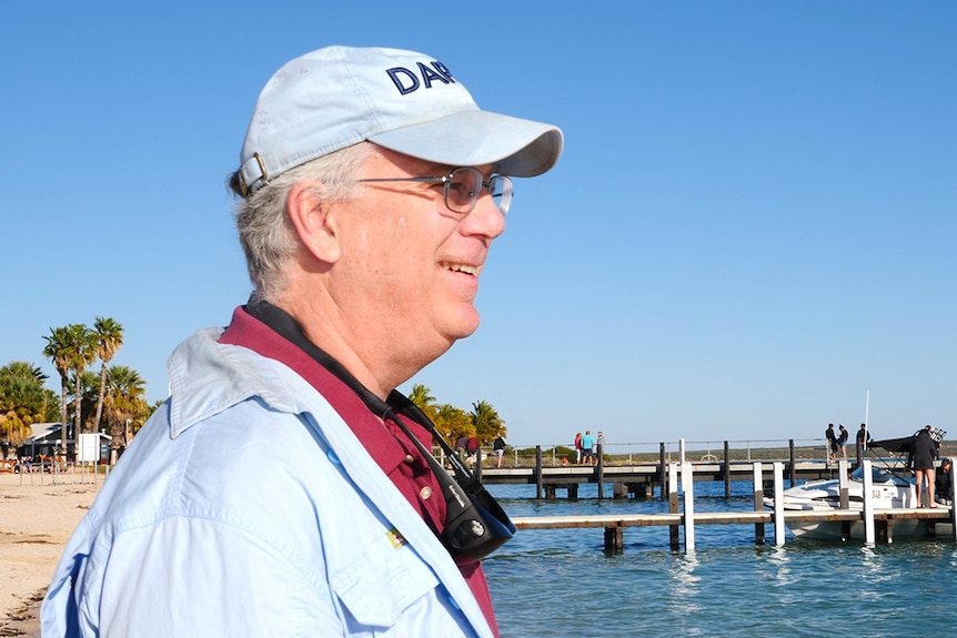 Shark Bay Dolphin Research Alliance principal investigator Richard Connor at Monkey Mia