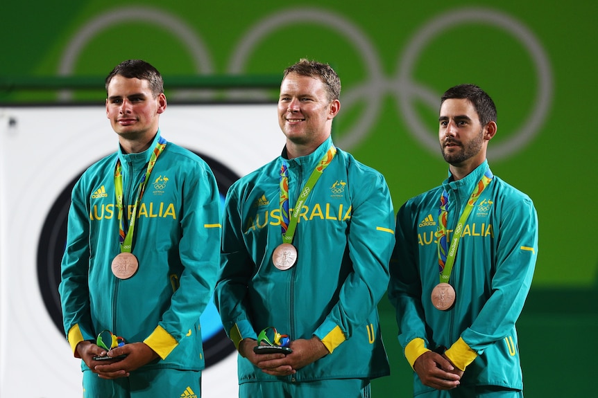 La squadra australiana di tiro con l'arco ha vinto il bronzo alle Olimpiadi di Rio
