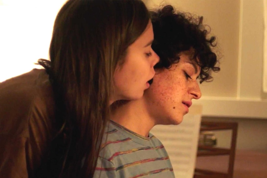 Alia Shawkat (right) and Laia Costa in Duck Butter