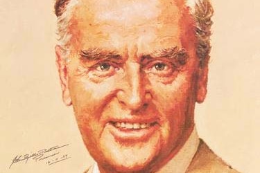 Sir Joh poster: A 1987 signed poster of former Queensland premier Sir Joh Bjelke-Petersen
