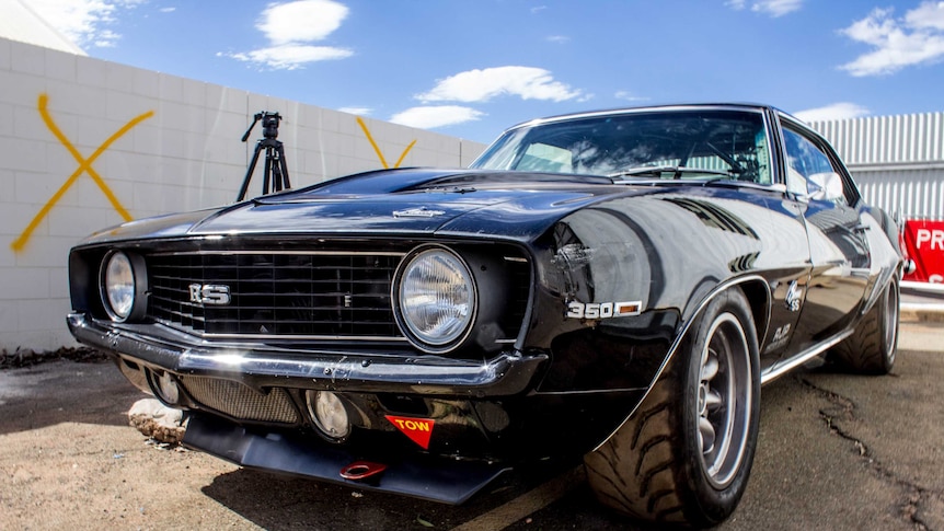 A stolen 1969 Chevrolet Camaro recovered during drug raids in Kalgoorlie-Boulder.