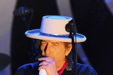 Bob Dylan performs during his show in Ho Chi Minh city