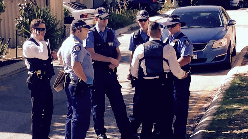 WA police investigate a shooting at Knave Lane in Doubleview 22 February 2015