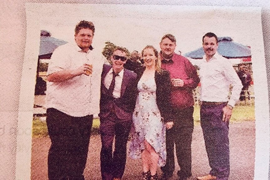 A group of friends at the races in Traralgon