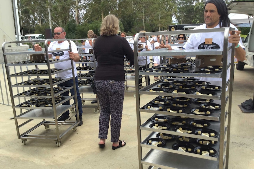 1,680 samples were brought out on trays