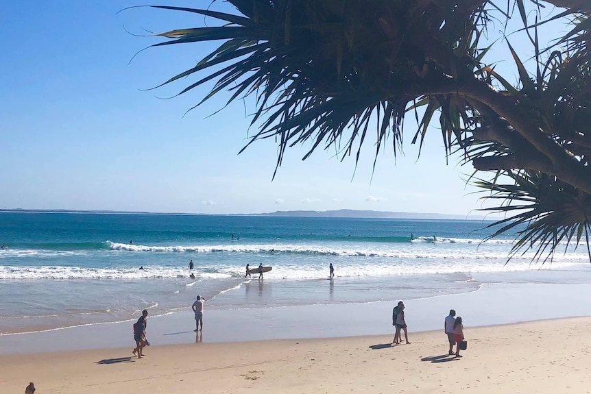 A photo of a Noosa beach in the Sunshine Coast