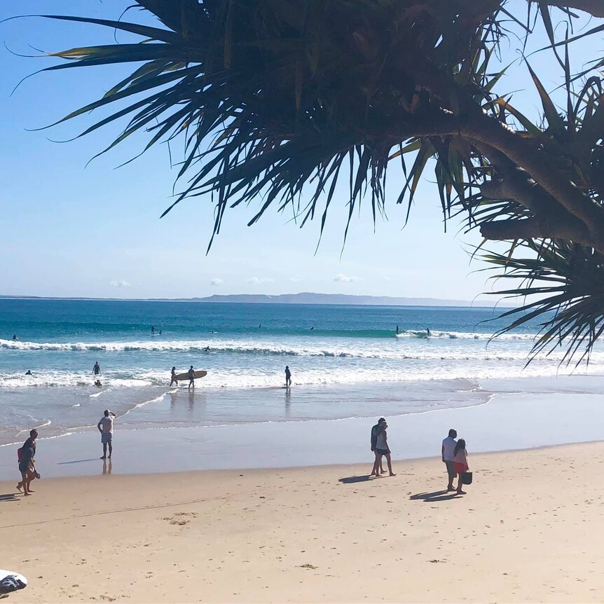 A photo of a Noosa beach in the Sunshine Coast