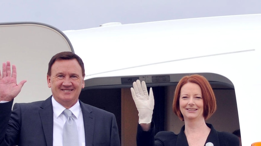 Julia Gillard and Tim Mathieson