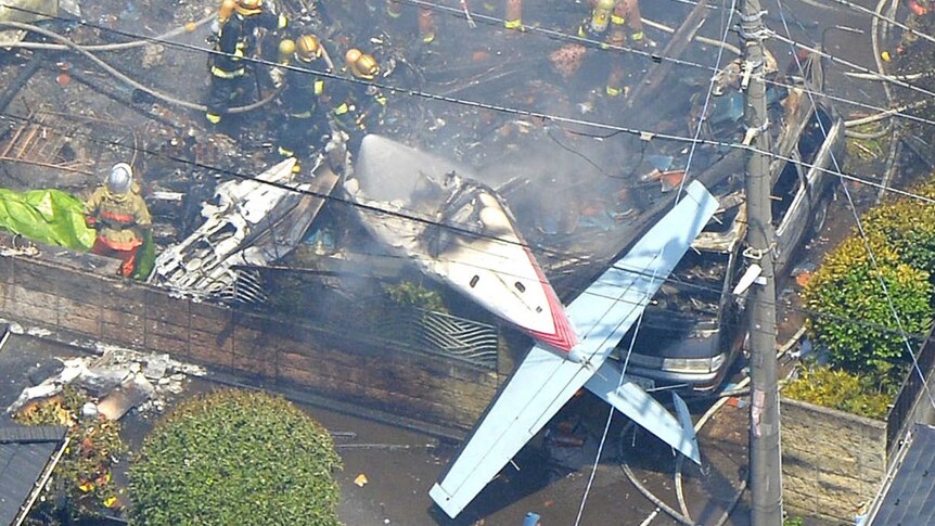 Japan light plane crash