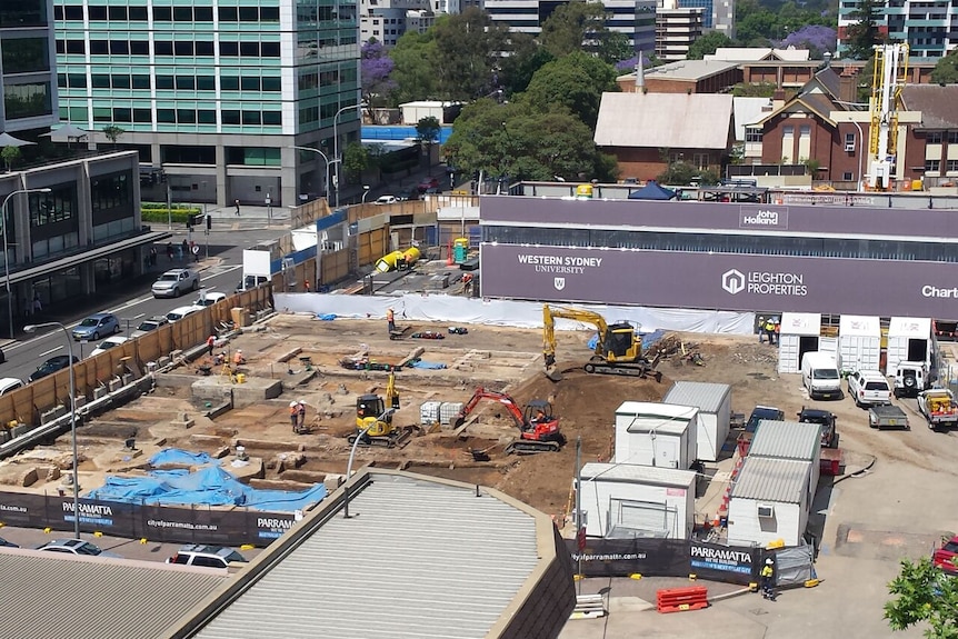 Parramatta dig site