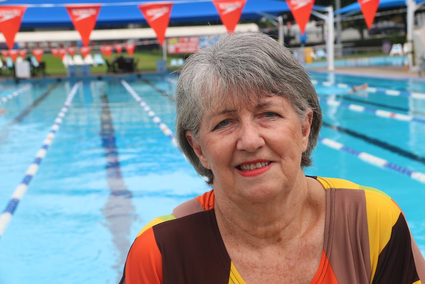 Myra Young back at Dunlop Park pool in Corinda