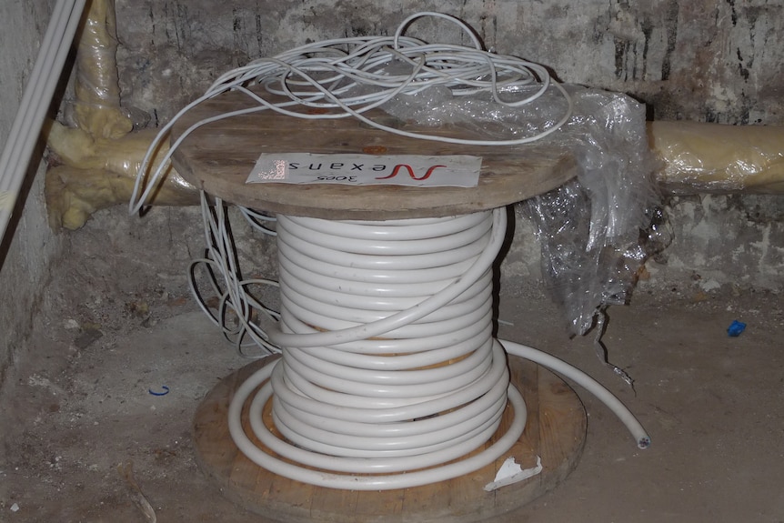 Thieves have taken big amounts of copper cabling
