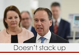 greg hunt verdict doesn't stack up red