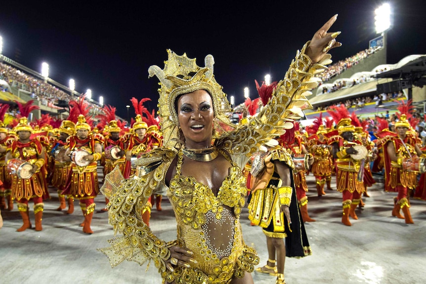 Estacio de Sa samba school at the Sambadrome in Rio