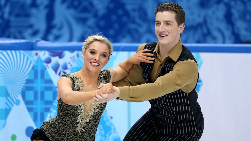 Aussie ice dancers Danielle O'Brien and Greg Merriman in Sochi