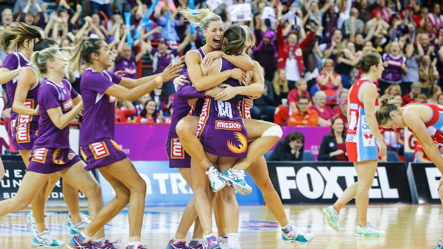 Firebirds celebrate championship win over Swifts