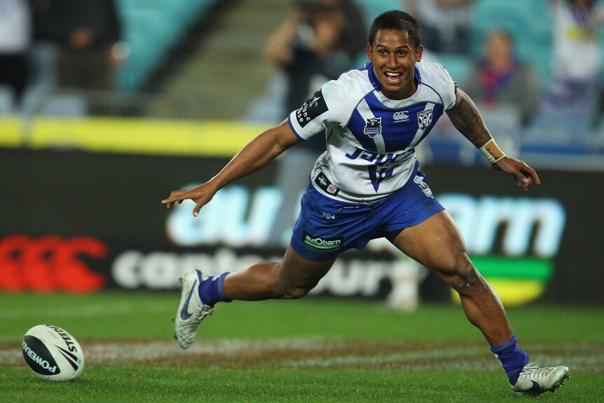 Ben Barba's habit of crossing the white line last season gave the Bulldogs a sniff of finals action.