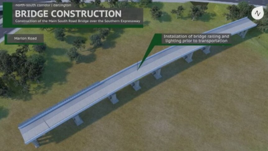Two bridges will be moved into place to avoid traffic disruptions in Adelaide.