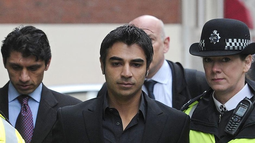 Mohammad Aamer (left), Mohammad Asif (centre) and Salman Butt (right) will face a hearing in January