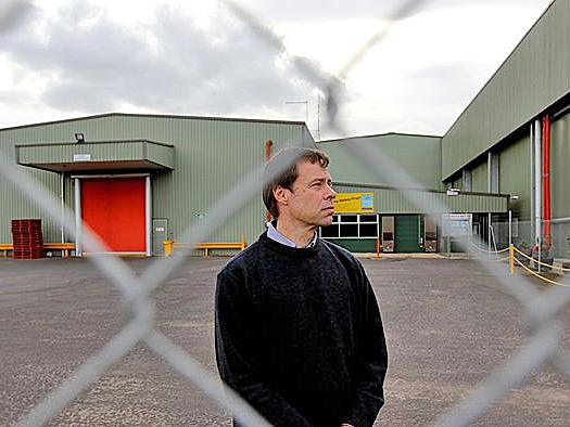 Louis Wolthers, the McCain Foods Regional President for Australia, at the Penola McCain Foods plant, October 2013