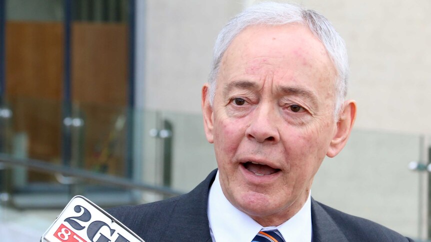 Bob Day outside the High Court