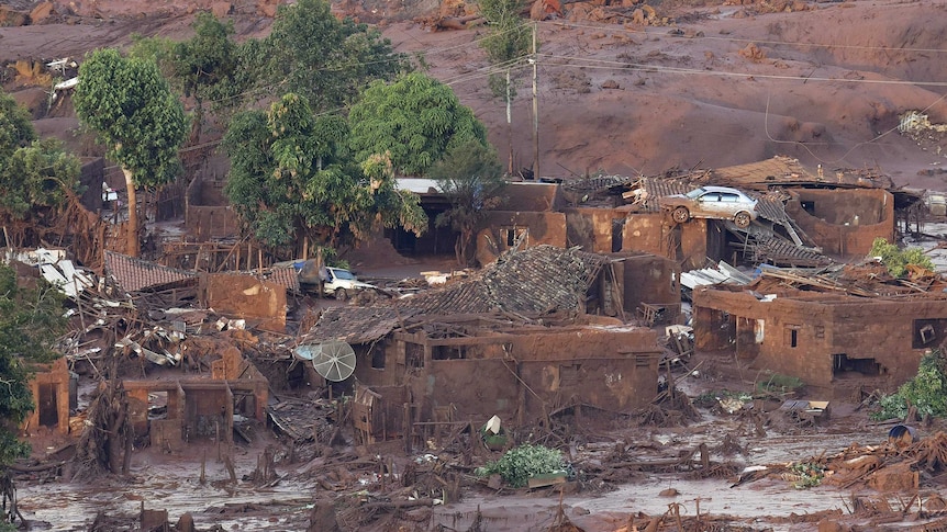 At least 17 people are dead, and dozens missing after two dams burst in south eastern Brazil on Nov 6 2015