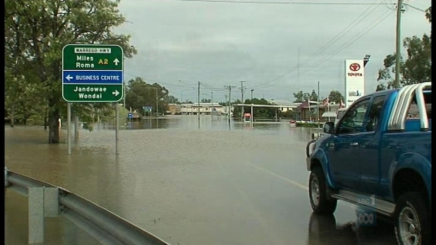 The town was evacuated last week when record flooding inundated around 50 properties. (File image)