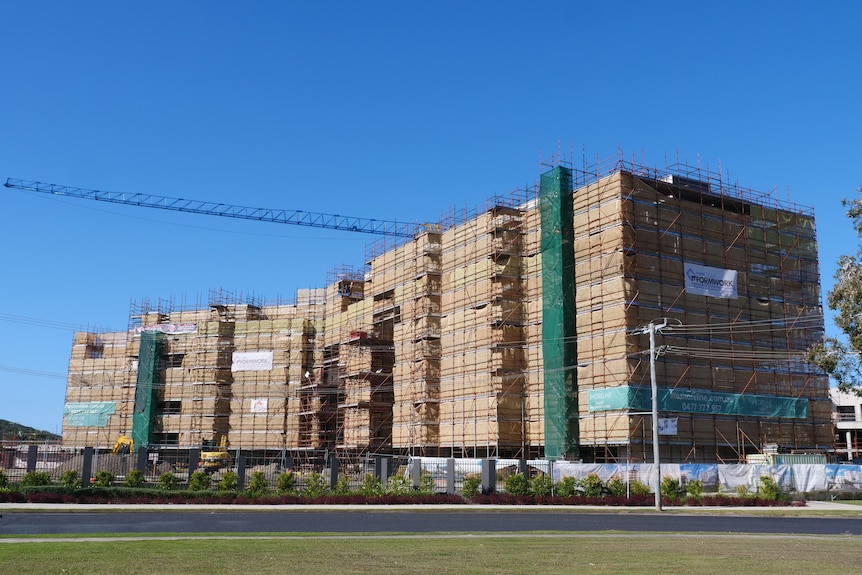 A building under construction