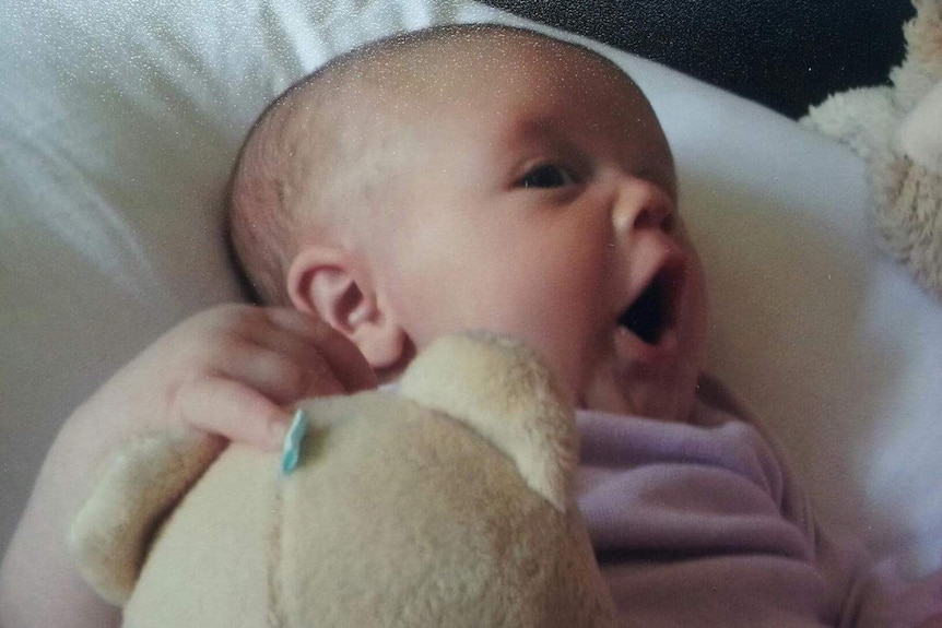 One-month-old Paige Humphreys