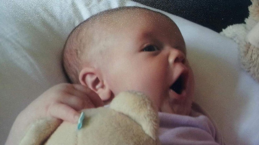 One-month-old Paige Humphreys