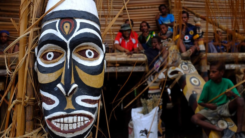 Mask at the Melanesian Festival