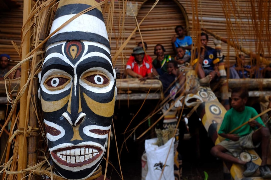 Mask at the Melanesian Festival