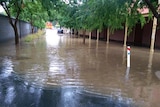 Bendigo's Chinese precinct hit by flash flooding.