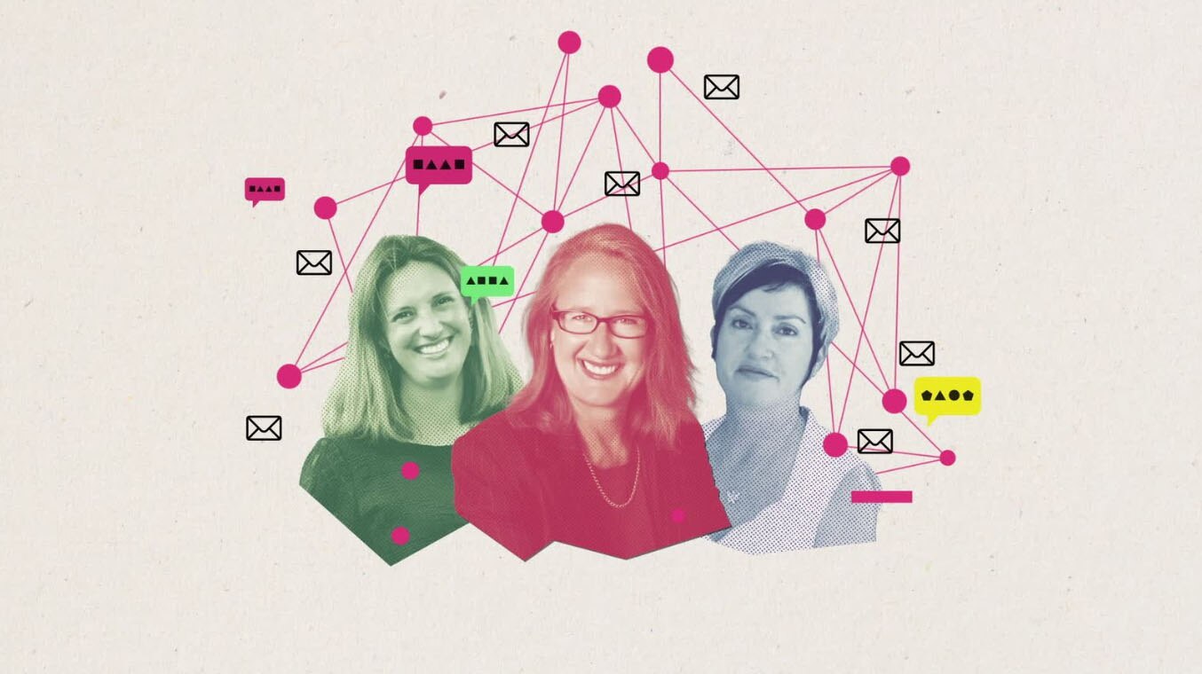 Anita Brown-Major, Professor Helen O'Connell and Dr Suzanne Belton are part of the International Cliteratti