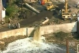 Engineers have begun pumping water out of New Orleans.