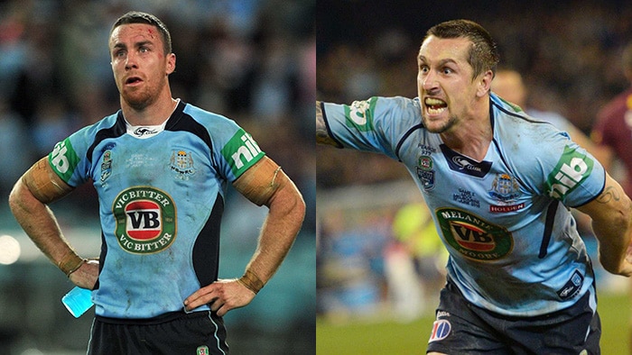 James Maloney and Mitchell Pearce