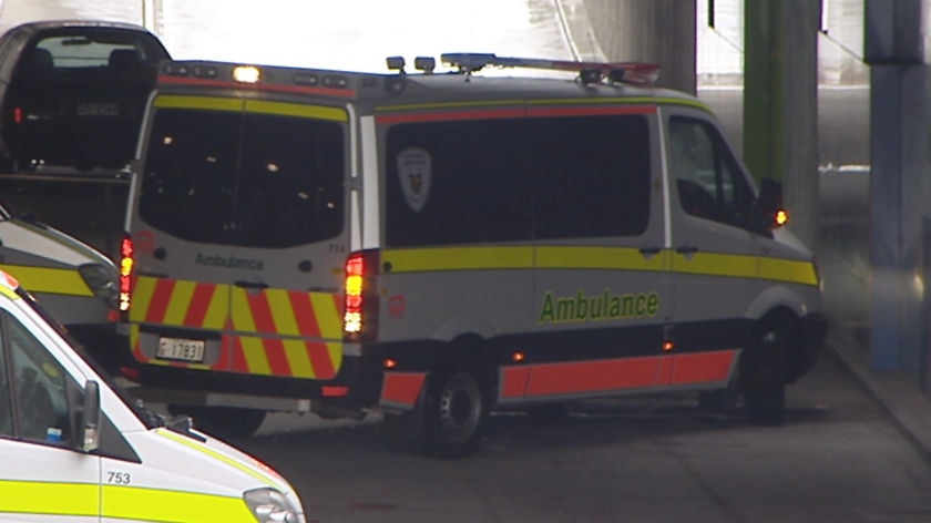 Tasmanian ambulances ramping at Royal Hobart Hospital