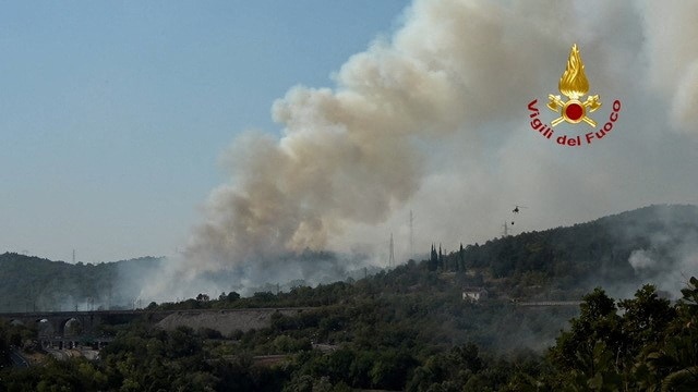 WEATHER-ITALY-WILDFIRES