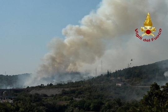 WEATHER-ITALY-WILDFIRES