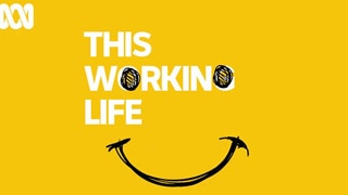 Podcast art for ABC's This Working Life: a smiley face with eyes as the 'o's in the title This Working Life