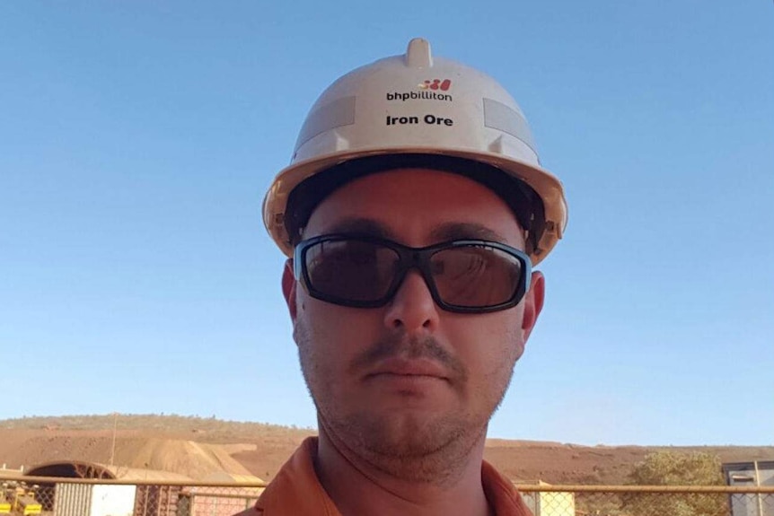 Mark Robley on site at a BHP Billiton mine