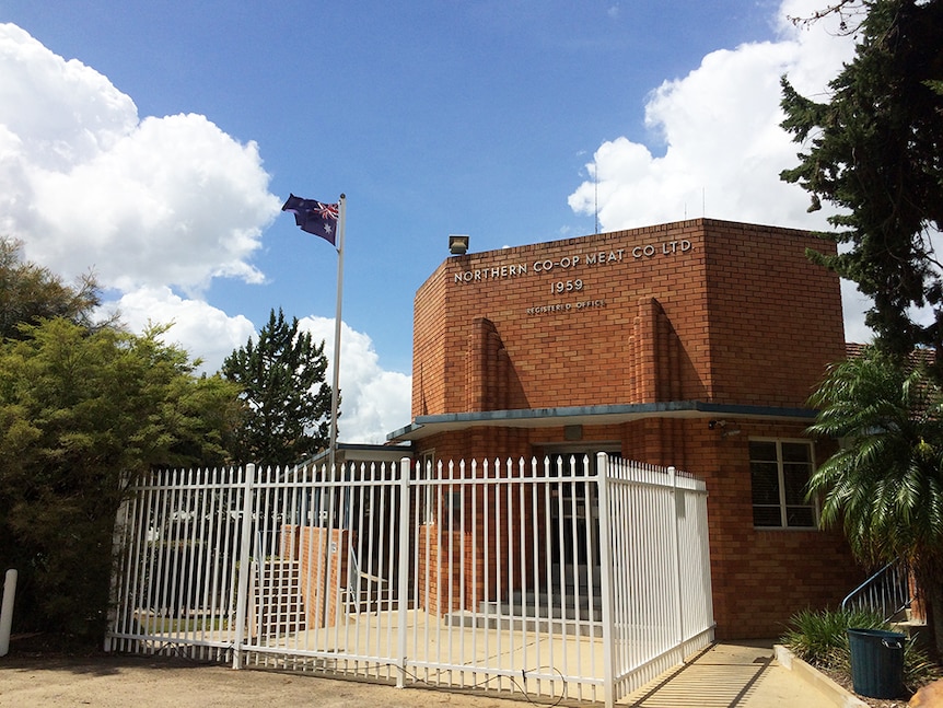 The front of the Northern Co-operative Meat Company office in Casino.