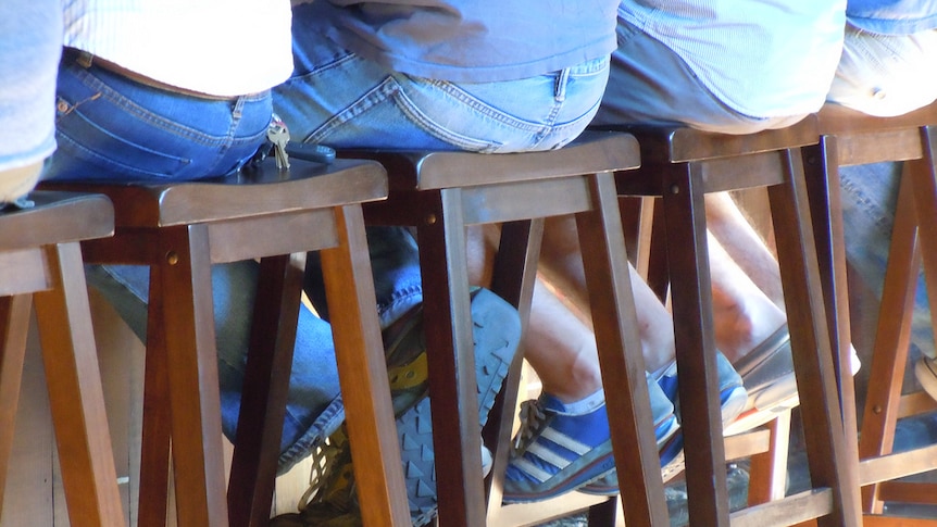 People sitting on chairs