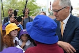 Malcolm Turnbull at John Howard Questacon walk launch