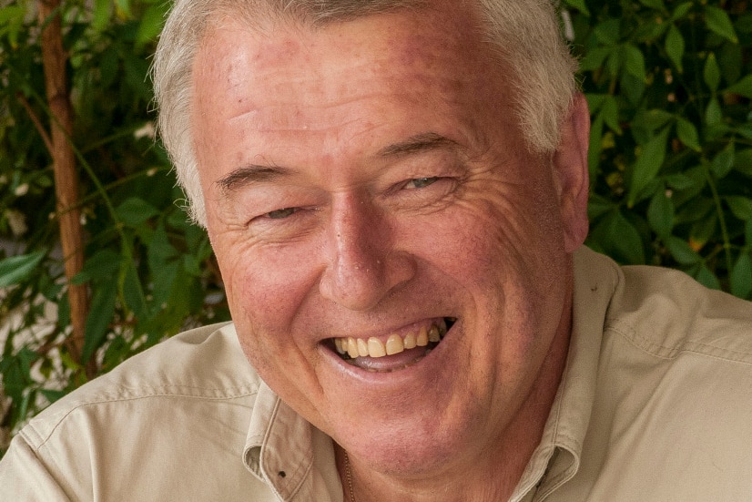 Close up of a man's face.