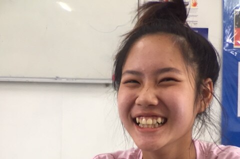 Khin Nin Ye smiles.