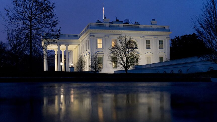 The White House, Friday, Jan. 1, 2021, in Washington.