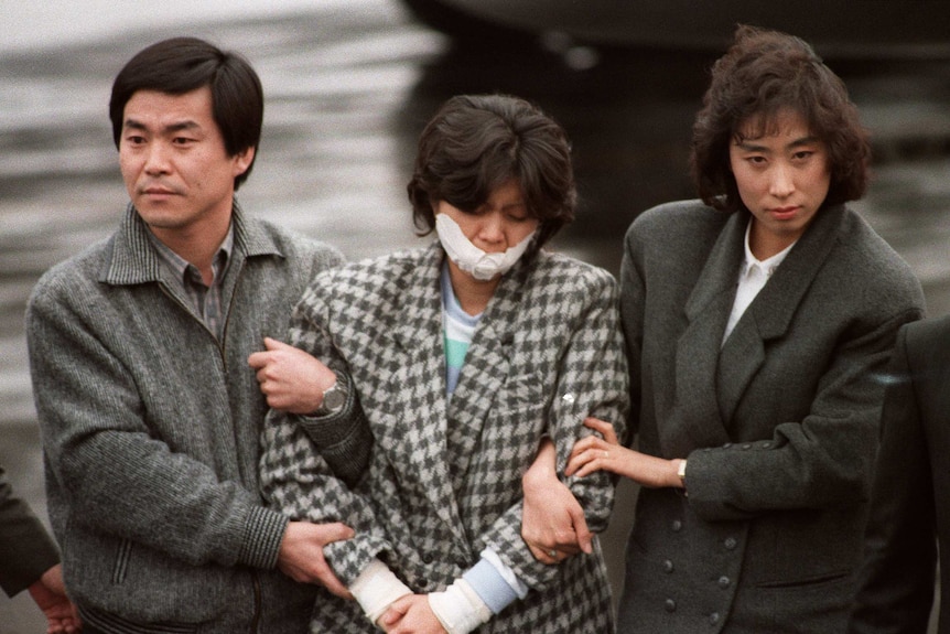 Kim Hyun-hee after her arrest